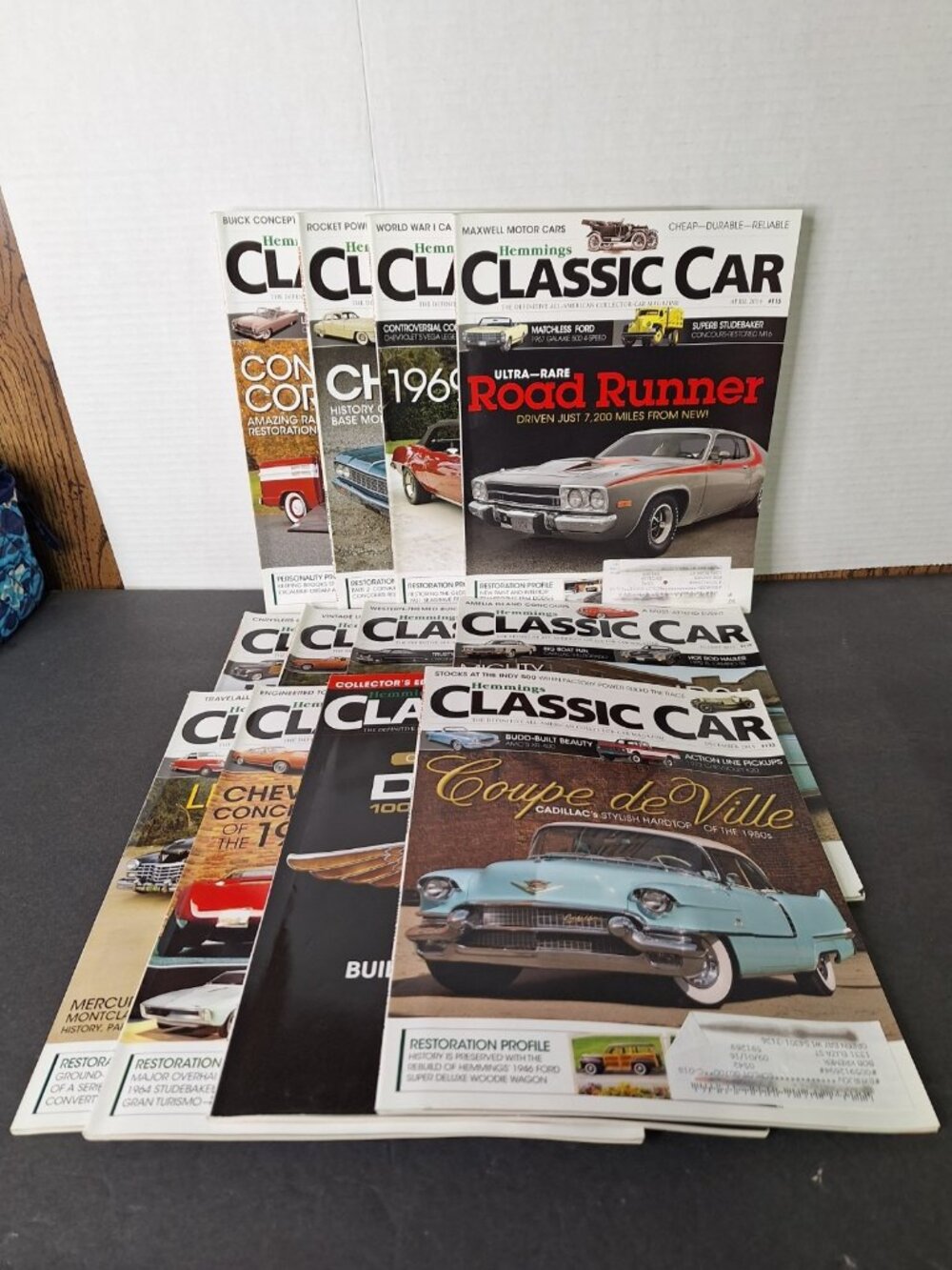 HEMMINGS CLASSIC CAR MAGAZINES - ALL TWELVE 2014 ISSUES - ALL IN GOOD SHAPE